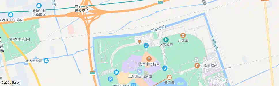 上海申迪北路站_公交站地图_上海公交_妙搜公交查询2025