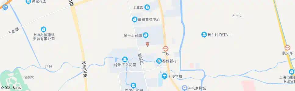 上海航鹤路鹤立西路_公交站地图_上海公交_妙搜公交查询2025