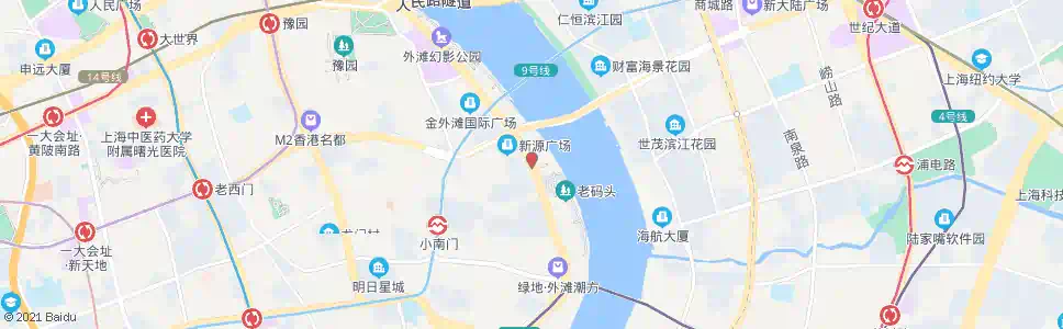 上海中山南路复兴东路_公交站地图_上海公交_妙搜公交查询2025
