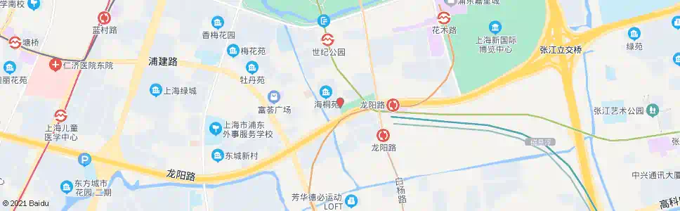 上海海桐路杜鹃路_公交站地图_上海公交_妙搜公交查询2025