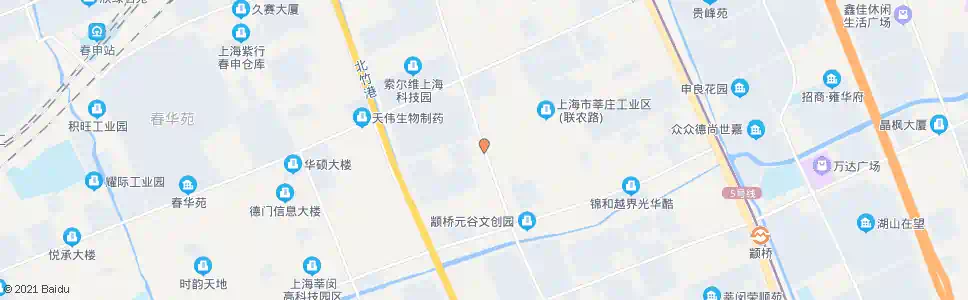 上海中春路申南路_公交站地图_上海公交_妙搜公交查询2025