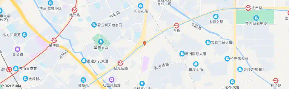 上海金海路杨高中路_公交站地图_上海公交_妙搜公交查询2025