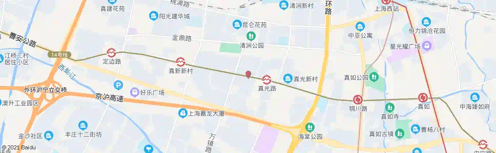 上海高陵路铜川路_公交站地图_上海公交_妙搜公交查询2025