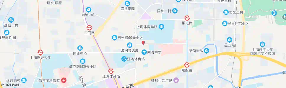 上海长海路黑山路_公交站地图_上海公交_妙搜公交查询2025