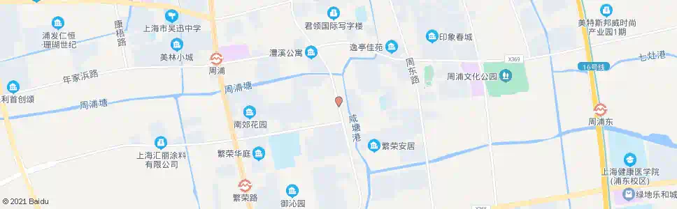 上海康沈公路南八灶_公交站地图_上海公交_妙搜公交查询2025