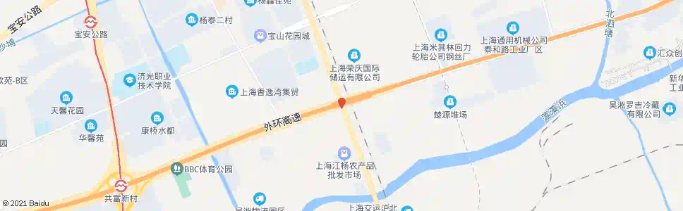 上海江杨北路泰和路_公交站地图_上海公交_妙搜公交查询2025