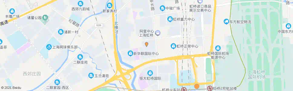 上海兴虹路申郑路_公交站地图_上海公交_妙搜公交查询2025