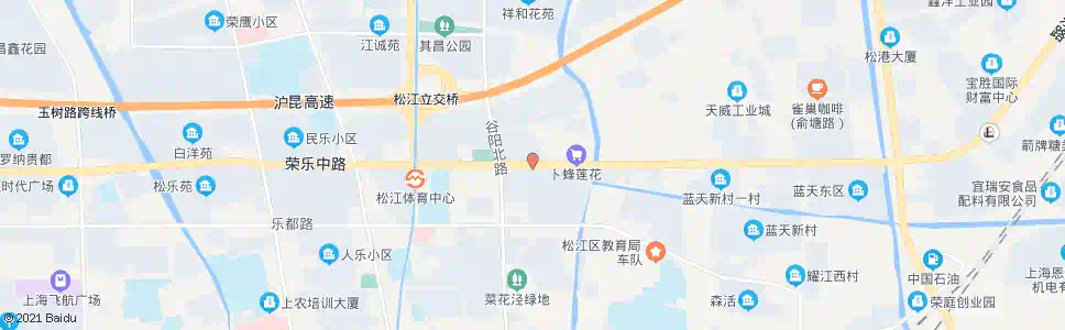 上海谷阳北路荣乐路_公交站地图_上海公交_妙搜公交查询2025