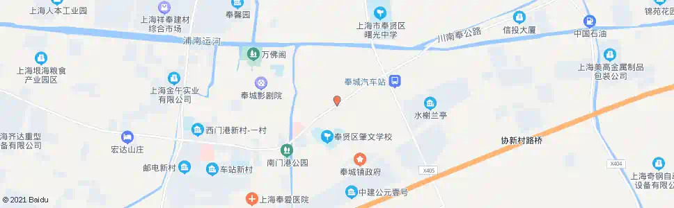 上海川南奉公路洪朱公路(招呼站)_公交站地图_上海公交_妙搜公交查询2025