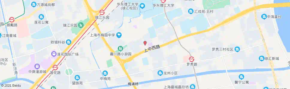 上海龙州路上中西路_公交站地图_上海公交_妙搜公交查询2025