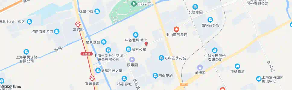 上海友谊路富杨路_公交站地图_上海公交_妙搜公交查询2025