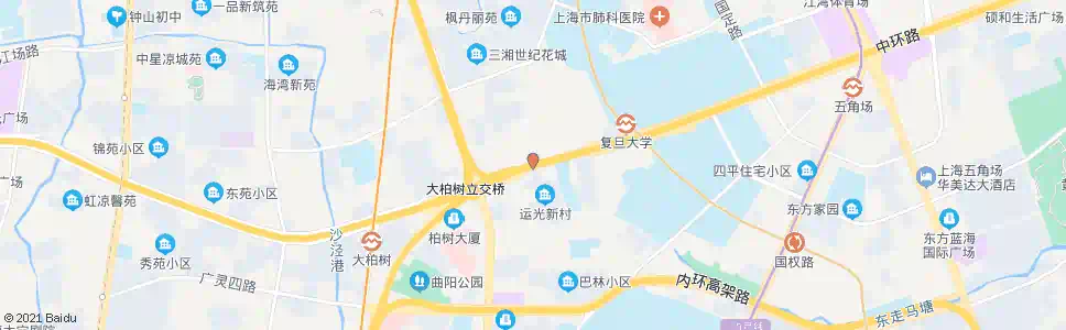 上海邯郸路运光路_公交站地图_上海公交_妙搜公交查询2025
