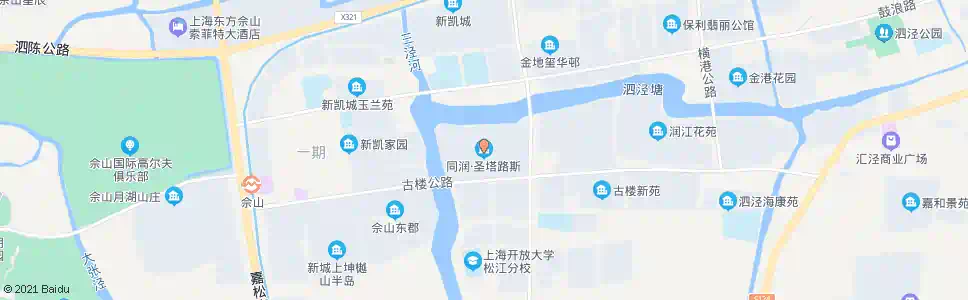 上海同润圣塔路斯(招呼站)_公交站地图_上海公交_妙搜公交查询2025