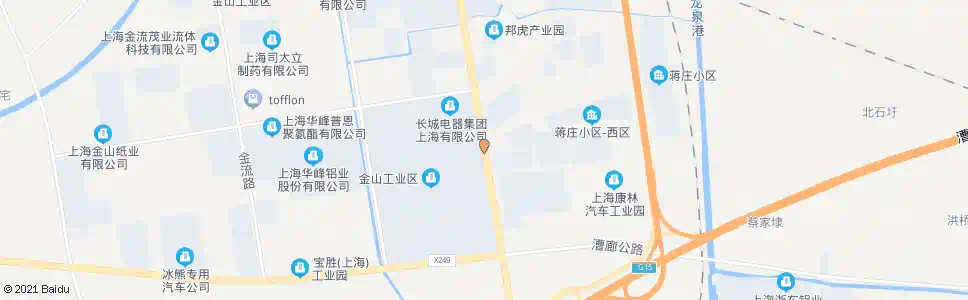 上海亭卫公路蒋庄路_公交站地图_上海公交_妙搜公交查询2025