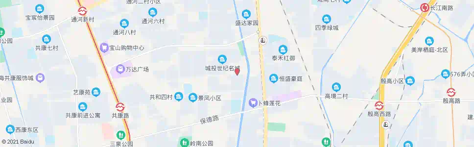 上海共康东路阳泉路_公交站地图_上海公交_妙搜公交查询2025