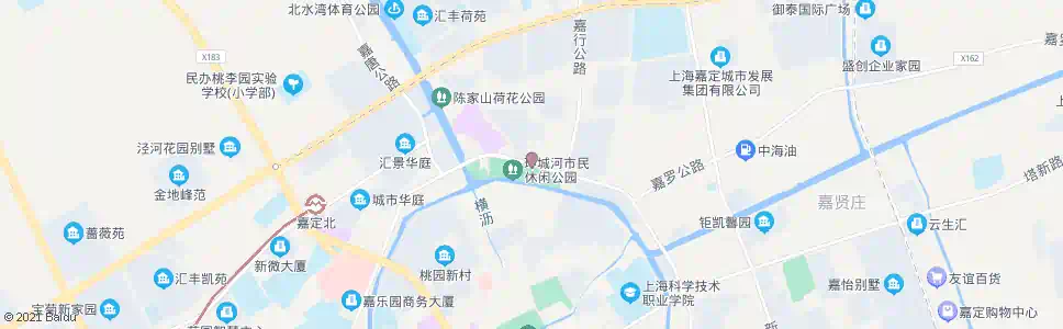上海环城路嘉行公路_公交站地图_上海公交_妙搜公交查询2025