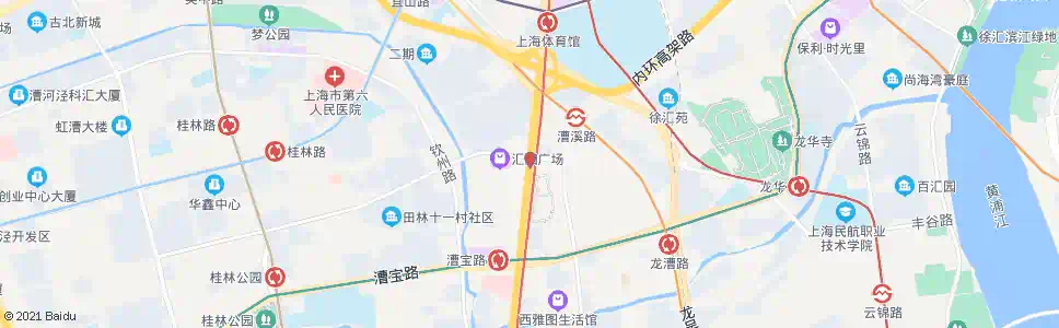 上海漕溪路田林东路_公交站地图_上海公交_妙搜公交查询2025