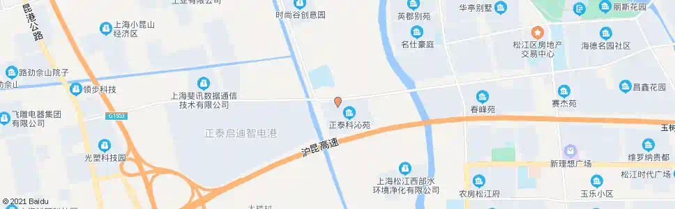 上海正泰生活区_公交站地图_上海公交_妙搜公交查询2025