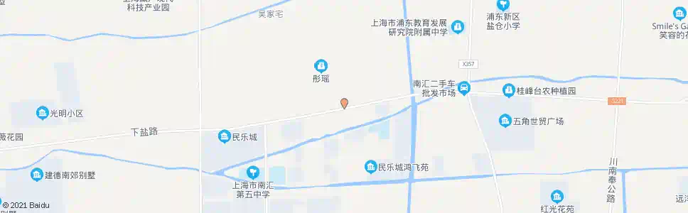 上海下盐路南团路(永安村)_公交站地图_上海公交_妙搜公交查询2025
