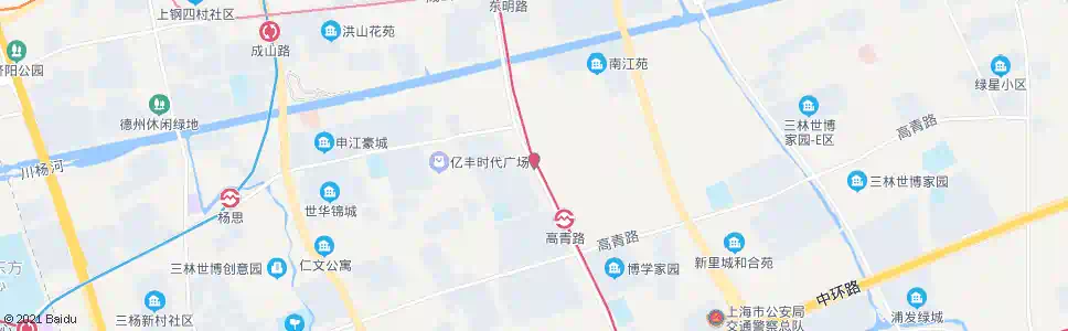 上海板泉路东明路_公交站地图_上海公交_妙搜公交查询2025