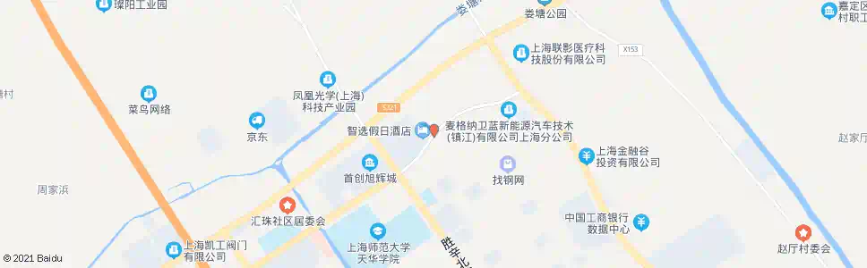 上海汇源路新冠路_公交站地图_上海公交_妙搜公交查询2025