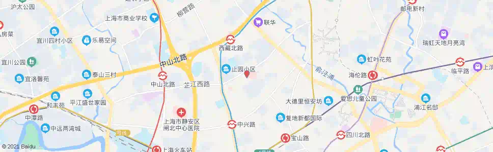 上海中医医院_公交站地图_上海公交_妙搜公交查询2025