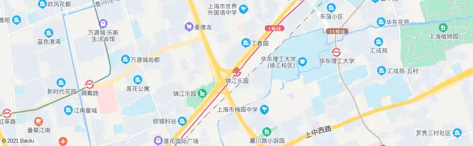 上海锦江乐园站_公交站地图_上海公交_妙搜公交查询2025