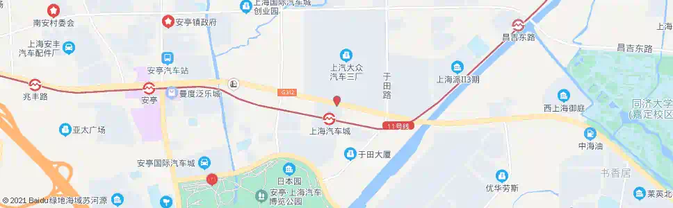 上海曹安公路安谐路_公交站地图_上海公交_妙搜公交查询2025