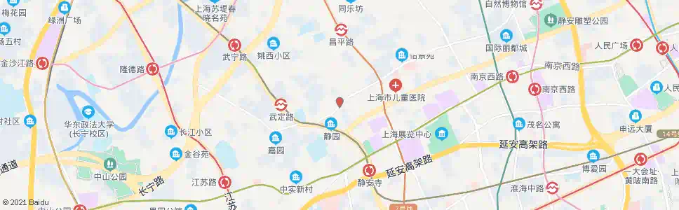 上海新闸路延平路_公交站地图_上海公交_妙搜公交查询2025