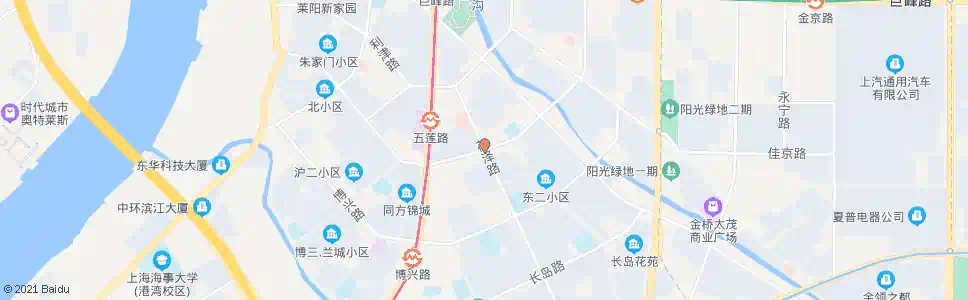 上海荷泽路五莲路_公交站地图_上海公交_妙搜公交查询2025