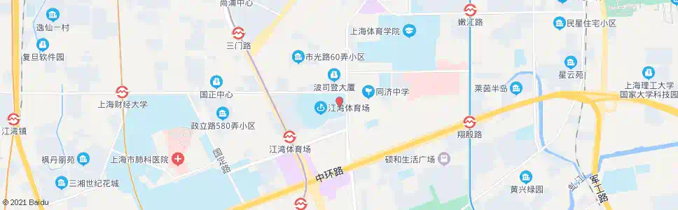 上海江湾游泳池_公交站地图_上海公交_妙搜公交查询2025