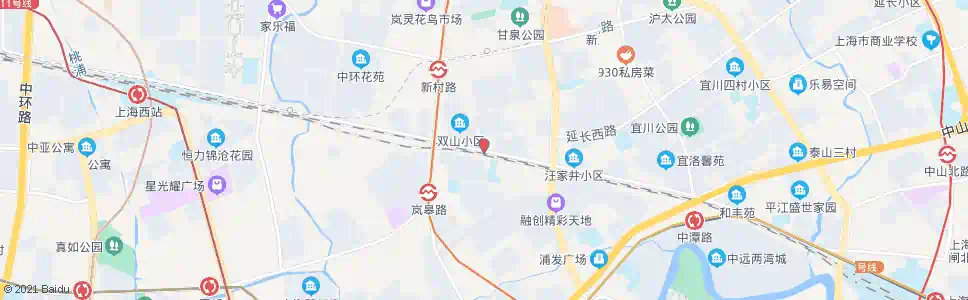 上海交通路双山路(下客站)_公交站地图_上海公交_妙搜公交查询2025