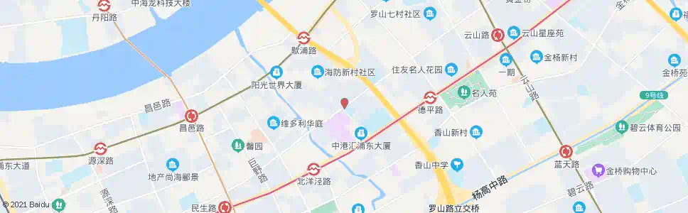 上海博山路崮山路_公交站地图_上海公交_妙搜公交查询2025