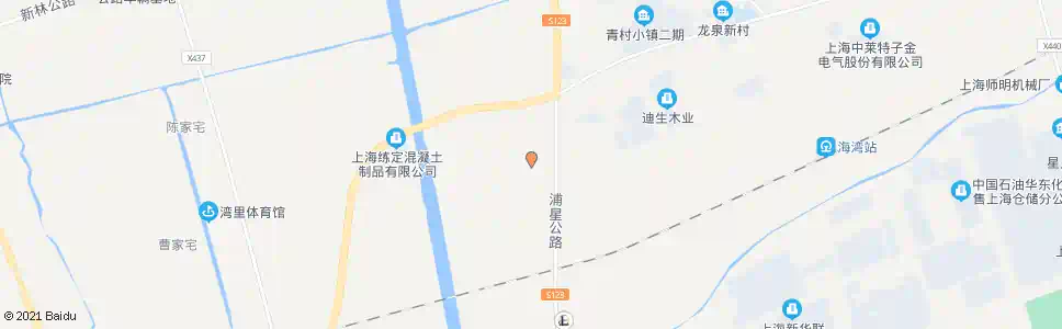 上海海边村(招呼站)_公交站地图_上海公交_妙搜公交查询2025