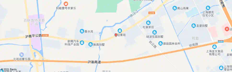 上海沪青平公路刘夏_公交站地图_上海公交_妙搜公交查询2025