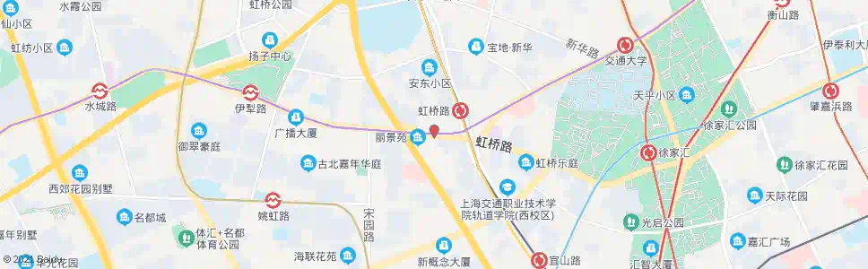 上海虹桥路长顺路_公交站地图_上海公交_妙搜公交查询2025