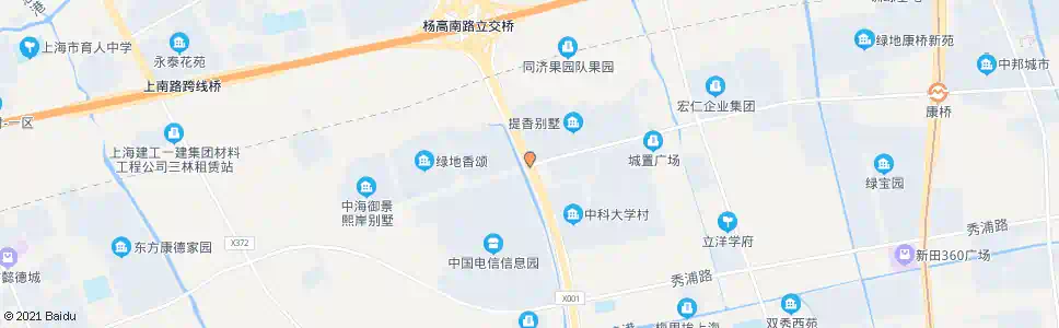 上海秀沿西路杨高南路_公交站地图_上海公交_妙搜公交查询2025