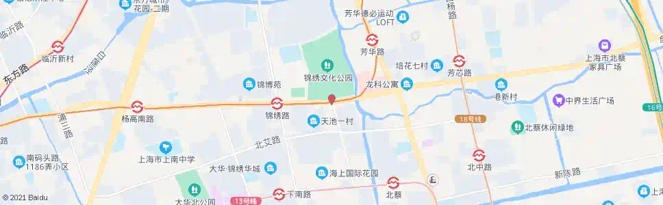 上海博华路高科西路_公交站地图_上海公交_妙搜公交查询2025