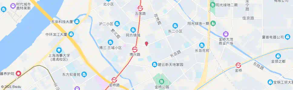 上海台儿庄路博兴路_公交站地图_上海公交_妙搜公交查询2025