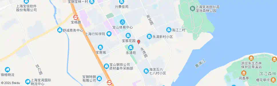 上海双城路永清路_公交站地图_上海公交_妙搜公交查询2025