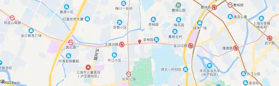 上海怒江路金沙江路_公交站地图_上海公交_妙搜公交查询2025