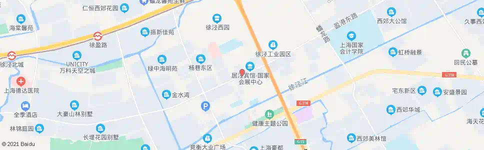 上海盈港东路京华路_公交站地图_上海公交_妙搜公交查询2025