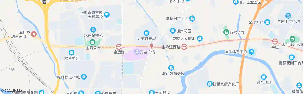 上海金沙江西路华江公路_公交站地图_上海公交_妙搜公交查询2025