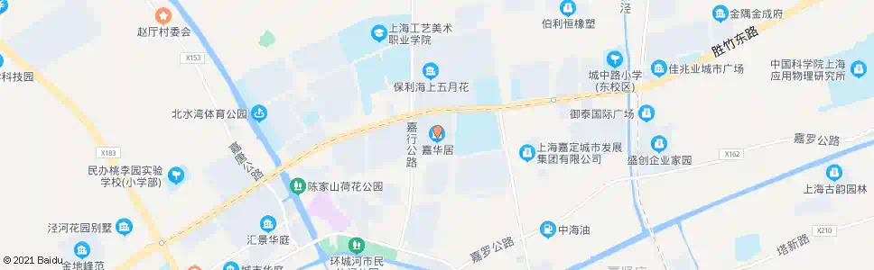 上海平城路嘉华居_公交站地图_上海公交_妙搜公交查询2025