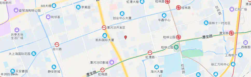 上海桂平路田林路_公交站地图_上海公交_妙搜公交查询2025