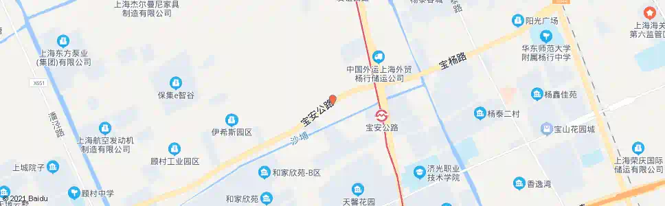 上海宝安公路蕰川公路_公交站地图_上海公交_妙搜公交查询2025