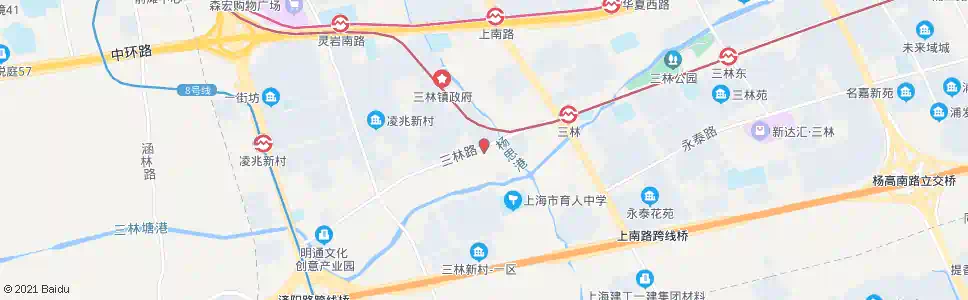 上海三新路_公交站地图_上海公交_妙搜公交查询2025