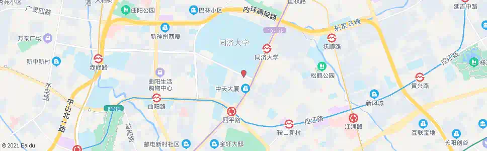 上海赤峰路四平路_公交站地图_上海公交_妙搜公交查询2025