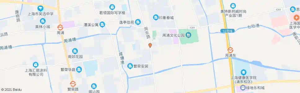 上海祝家港路周东路(临时站)_公交站地图_上海公交_妙搜公交查询2025