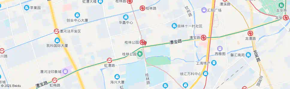 上海桂林公园站_公交站地图_上海公交_妙搜公交查询2025
